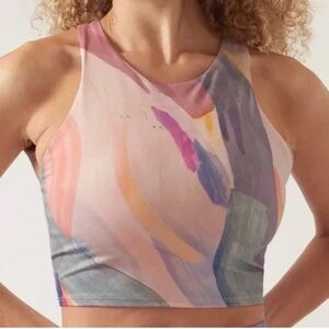 Colorful Abstract Crop Top